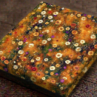 Wildflower Meadow Gold Rush Fat Quarter