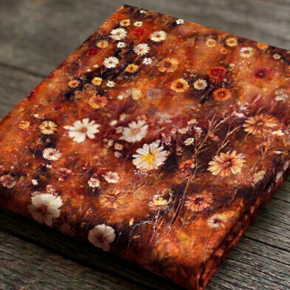 Wildflower Meadow Golden Walnut Fat Quarter
