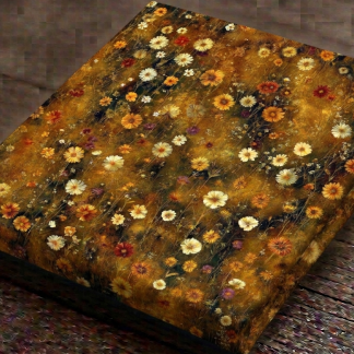 Wildflower Meadow Hay Bale Fat Quarter