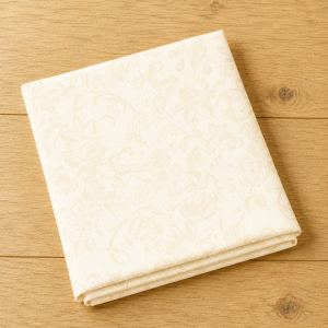 Rose & Violet's Bouquet des Fleurs Lace Cream Fat Quarter