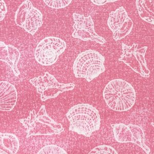 Reef Shells Pink Fat Quarter