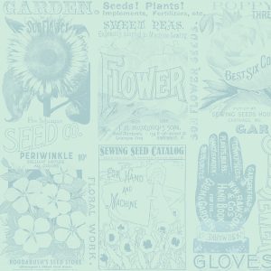 Sewing Seeds Blue Fat Quarter