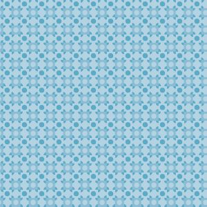 Genesis of a Journey Patchwork Blue Fat Quarter