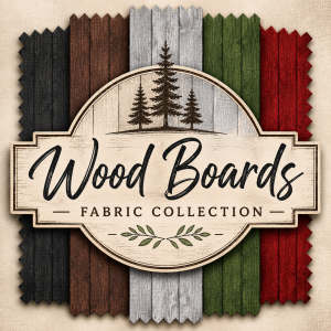 Wood Boards Fat Quarter Bundle 9pc