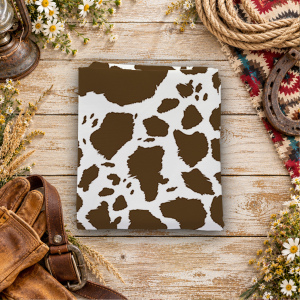 The Homestead Cow Patches Brown Fat Quarter