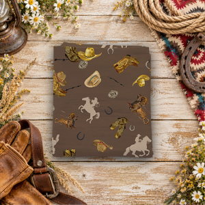 The Homestead Icon Toss Brown Fat Quarter