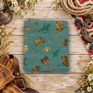 The Homestead Icon Toss Teal Fat Quarter