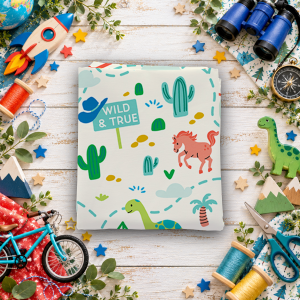 Brave Your Way Adventure Awaits Cloud Fat Quarter