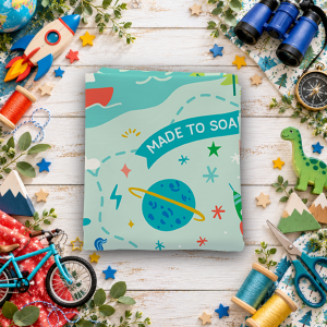 Brave Your Way Adventure Awaits Mint Fat Quarter