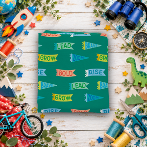 Brave Your Way Brave Banners Everest Fat Quarter