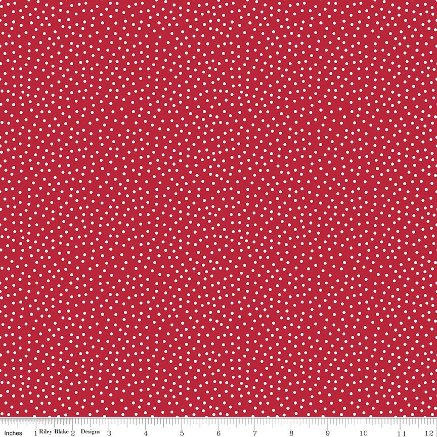 Little Ladybug Dots Red Fat Quarter - Image 2