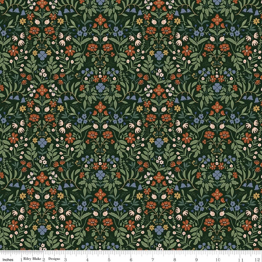 Before the Bloom Iris Pine Fat Quarter - Image 2