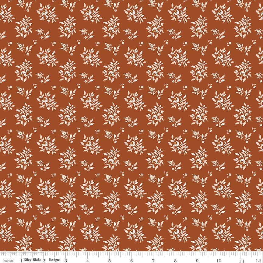Before the Bloom Juniper Rust Fat Quarter - Image 2