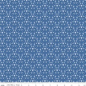 Foxglove Damask Periwinkle Fat Quarter