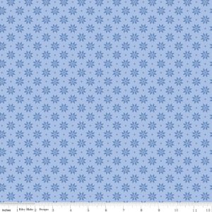 Foxglove Stars Blue Fat Quarter