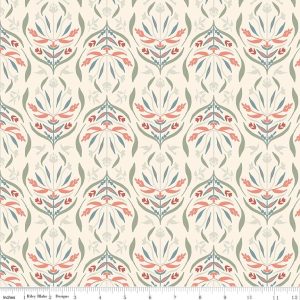 Hedgerow Haven Damask Cream Fat Quarter
