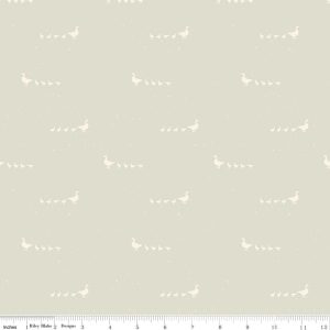 Hedgerow Haven Geese Linen Fat Quarter