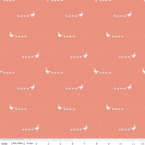 Hedgerow Haven Geese Lipstick Fat Quarter