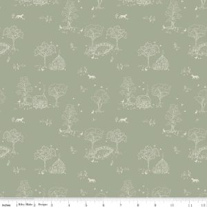 Hedgerow Haven Toile Meadow Fat Quarter