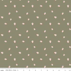 Hedgerow Haven Strawberries Rosemary Fat Quarter