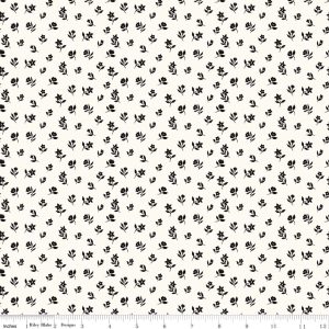 Moonlit Trellis Flower Toss Cloud Fat Quarter