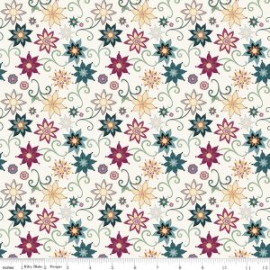 Where the Wild Flowers Are Dance Cream Fat Quarter