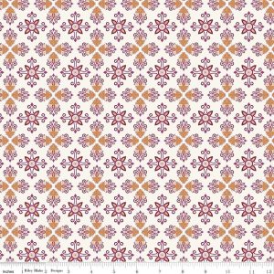 Where the Wild Flowers Are Damask Cream Fat Quarter