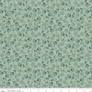 Where the Wild Flowers Are Whimsy Sage Fat Quarter