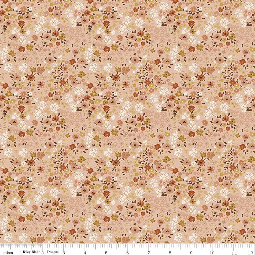 Worth Repeating Flower Garden Blush Fat Quarter - Image 2