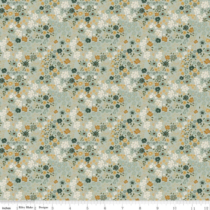 Worth Repeating Flower Garden Laurel Fat Quarter - Image 2