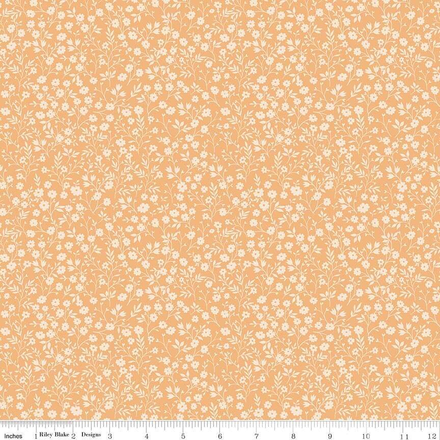 Harvest on the Prairie Ditsy Marmalade Fat Quarter - Image 2