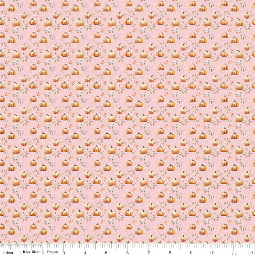 Harvest on the Prairie Pumpkin Blush Fat Quarter - Image 2