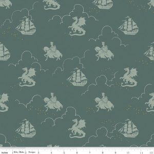 Story Land In the Knight Forest Fat Quarter