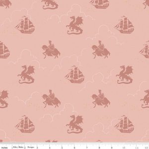 Story Land In the Knight Rose Fat Quarter
