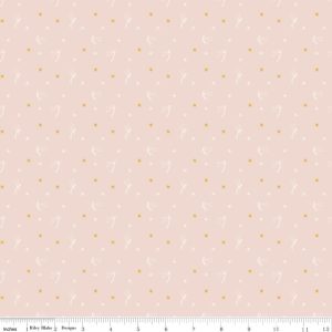 Story Land Fairy Lights Pink Fat Quarter