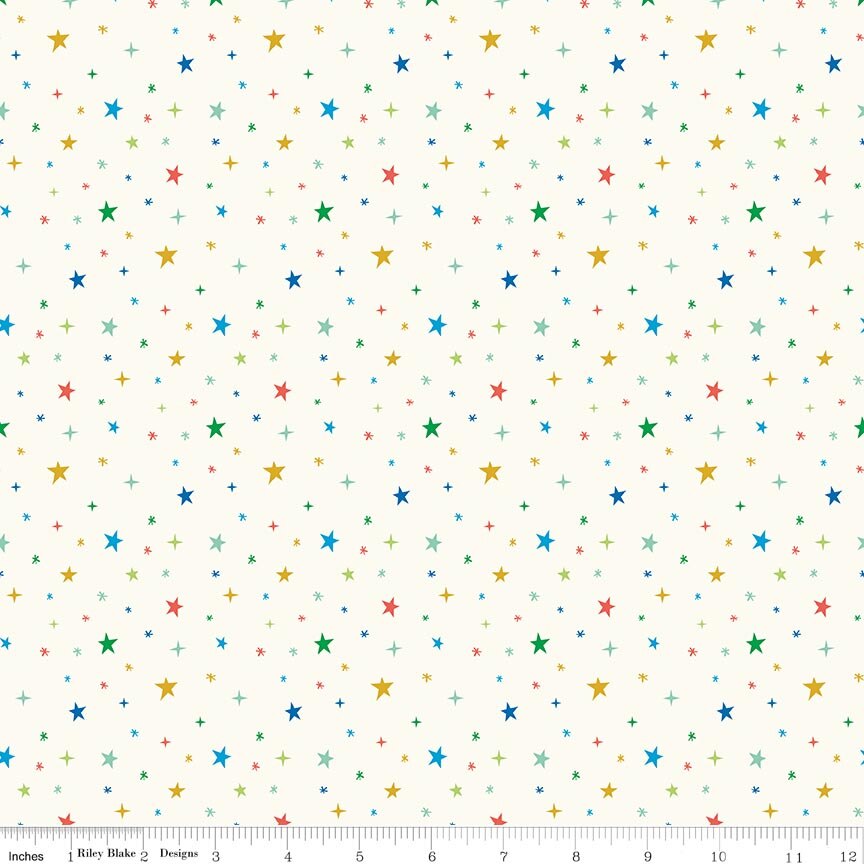 Brave Your Way Beyond the Stars Cloud Fat Quarter - Image 2