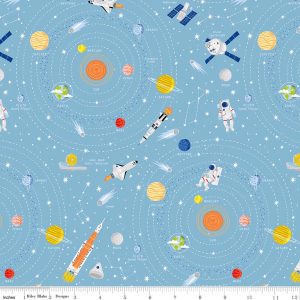 Reach for the Stars with NASA Galaxy Sky Fat Quarter