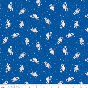 Reach for the Stars with NASA Astronauts Sapphire Fat Quarter