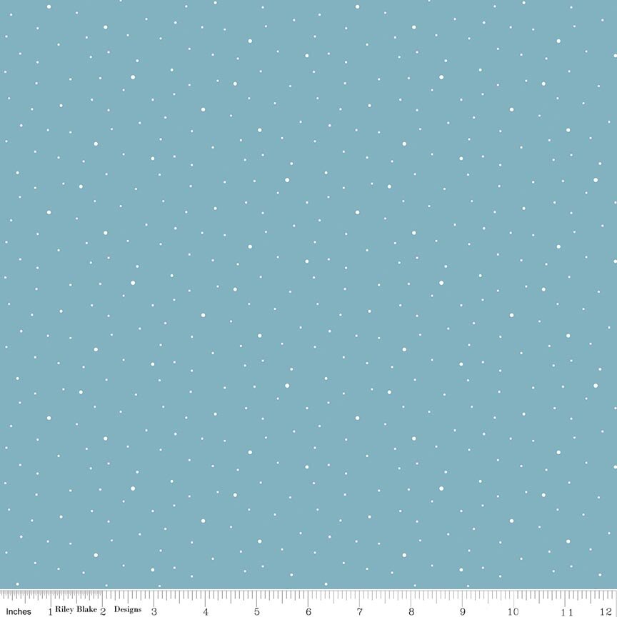 Dapple Dot Cornflower Fat Quarter - Image 2