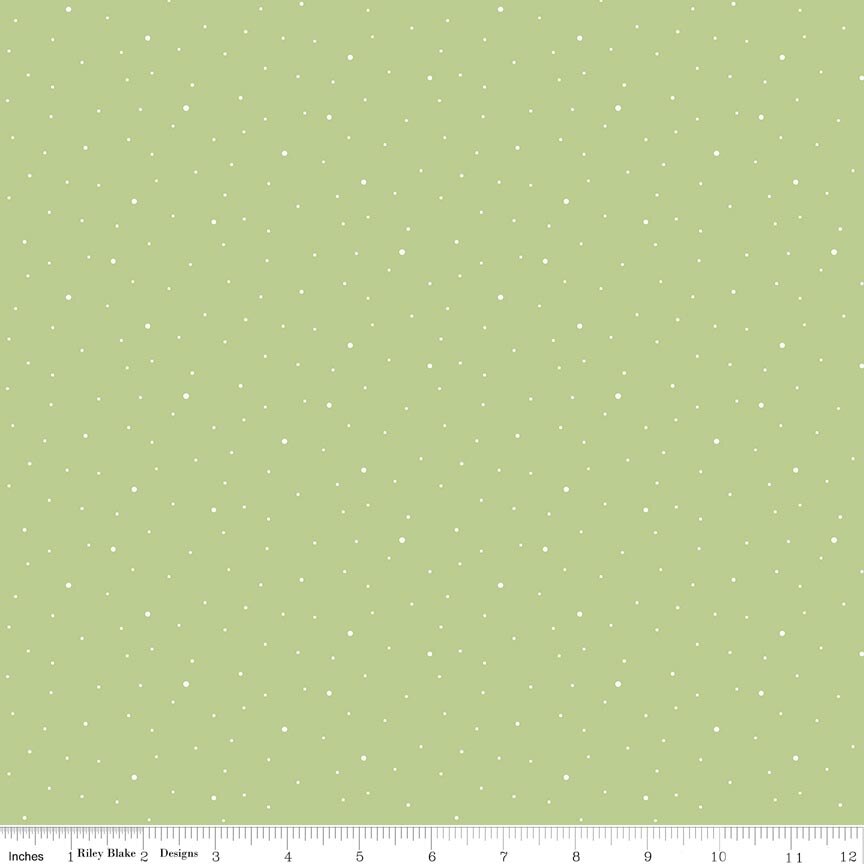 Dapple Dot Honeydew Fat Quarter - Image 2