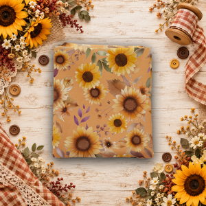 Harvest on the Prairie Sunflowers Marmalade Fat Quarter