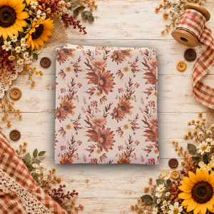 Harvest on the Prairie Floral Latte Fat Quarter