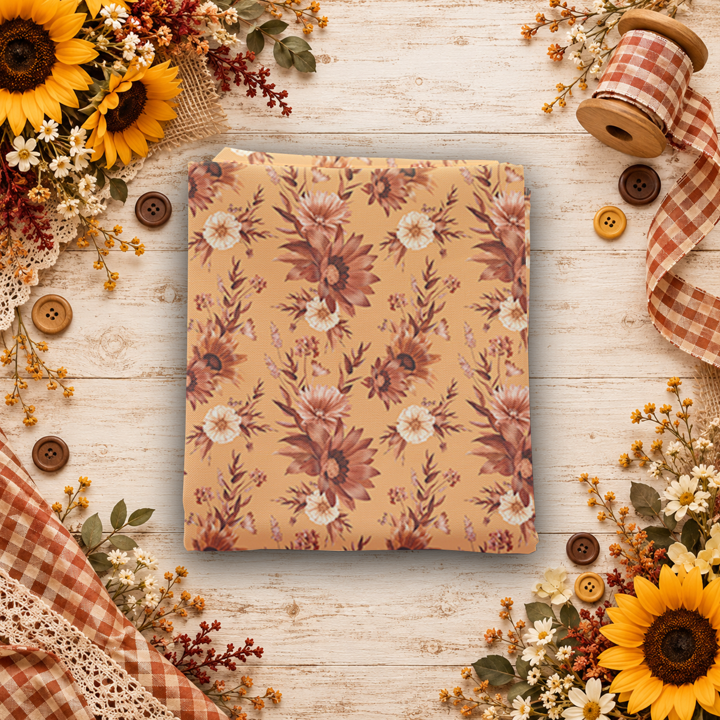 Harvest on the Prairie Floral Marmalade Fat Quarter
