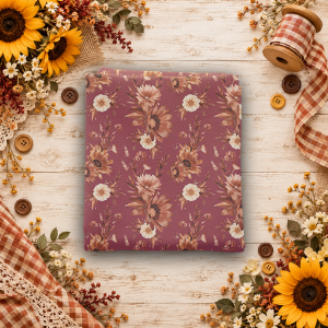 Harvest on the Prairie Floral Wine Fat Quarter