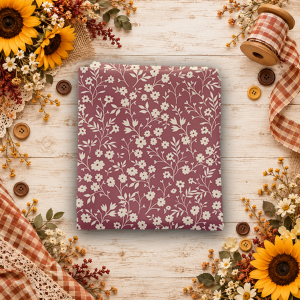 Harvest on the Prairie Ditsy Wine Fat Quarter