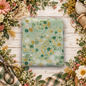 Worth Repeating Flower Garden Laurel Fat Quarter