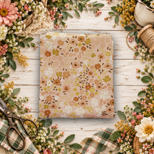 Worth Repeating Flower Garden Blush Fat Quarter