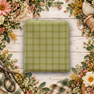 Worth Repeating Plaid Willow Fat Quarter