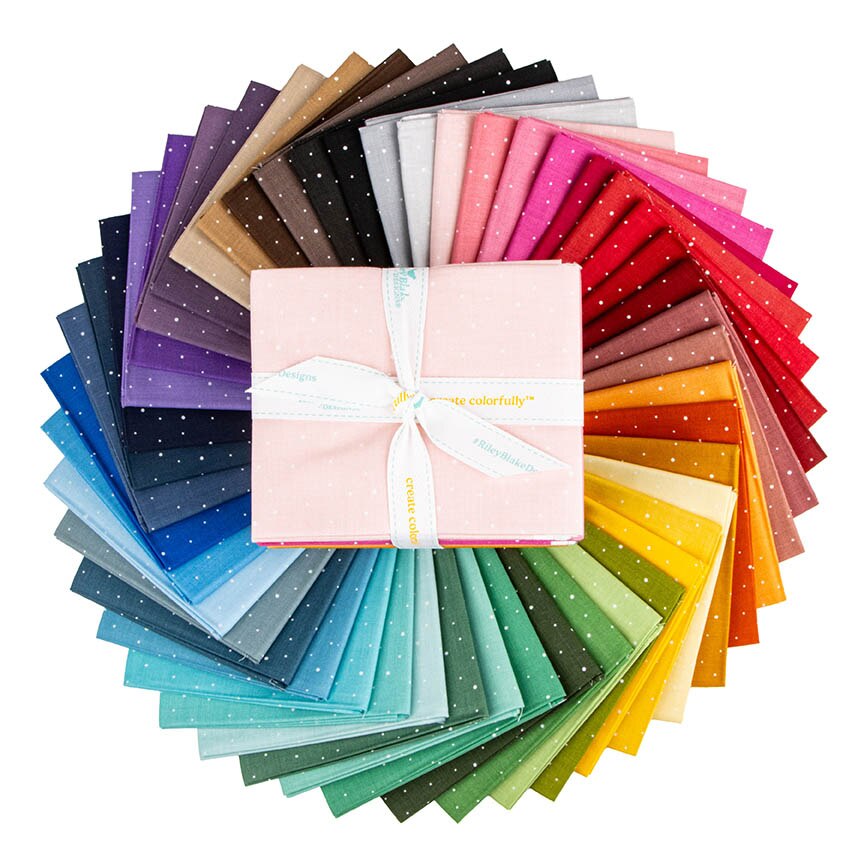 Dapple Dot Fat Quarter Bundle 48pc