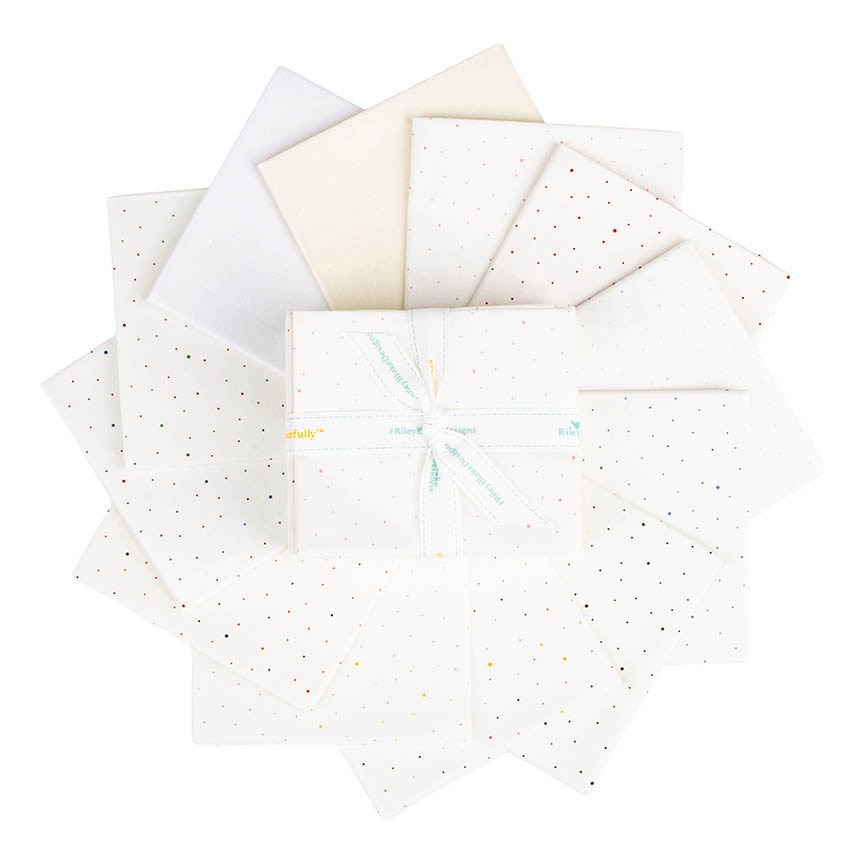 Dapple Dot Fat Quarter Bundle 12pc